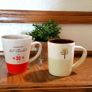 Starbucks Coffee Mugs Set of 2
